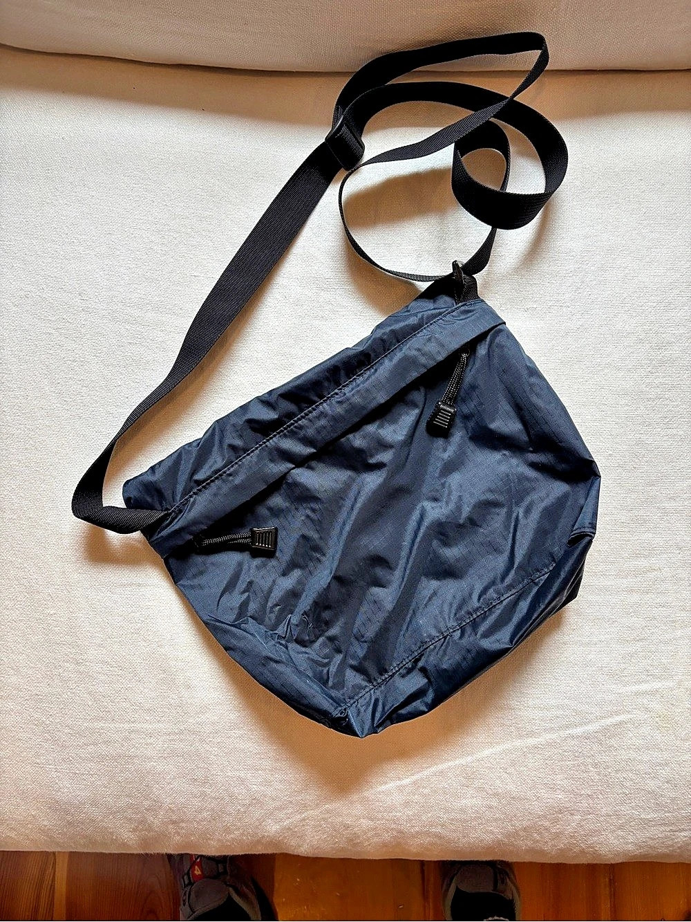 Round Mini Shoulder Bag Blue Crossbody Bag